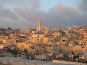 Sunrise over Jerusalem