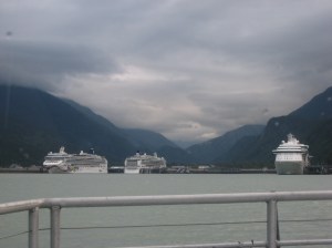 Arriving in Skagway